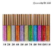EpiLynx Shimmer & Shine Glitter Eyeliner – Vegan, Allergen-Free, Long-Wearing Eyeliner Rosy Brown 2 yellow gold,4 red brown,5 purple,6 light gold,7 green,8 blue,9 fuchsia,10 red,11 gold brown,12 pink,14 dark brown,15 brown,16 earth brown