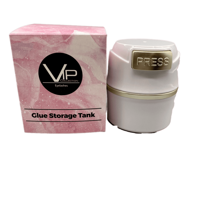 VIP Extensions VIP Glue Storage Tank Salon Supplies Black