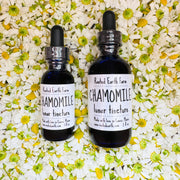 Rooted Earth Farm + Apothecary Chamomile Tincture Tinctures + Capsules Black 1 oz,2 oz
