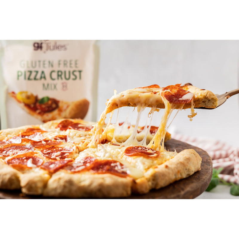 gfJules gfJules Gluten Free Pizza Crust Mix Light Gray Pack of 1,Pack of 4,Case of 12