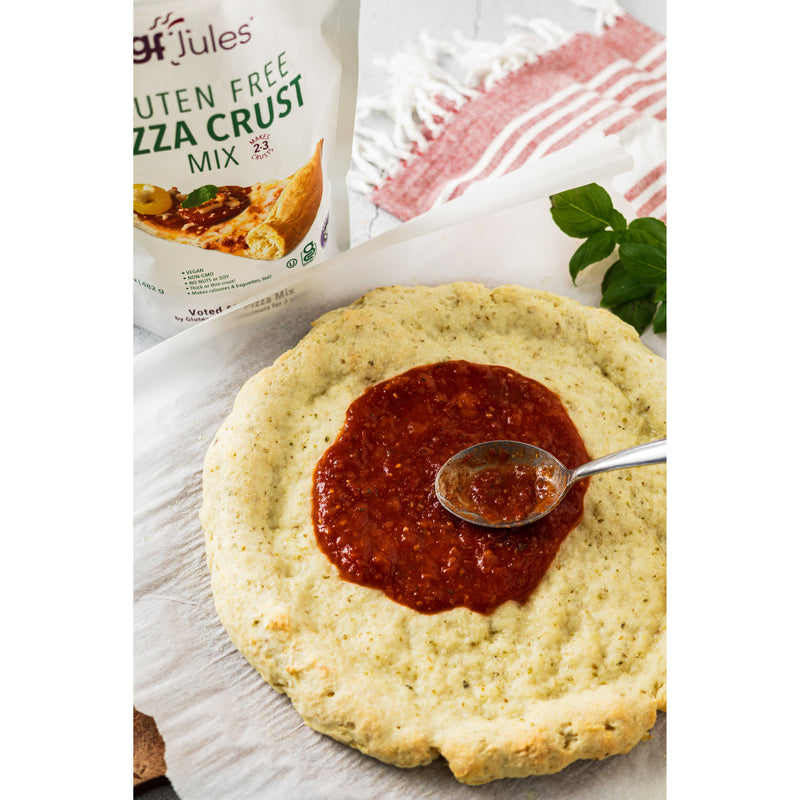 gfJules gfJules Gluten Free Pizza Crust Mix Light Gray Pack of 1,Pack of 4,Case of 12