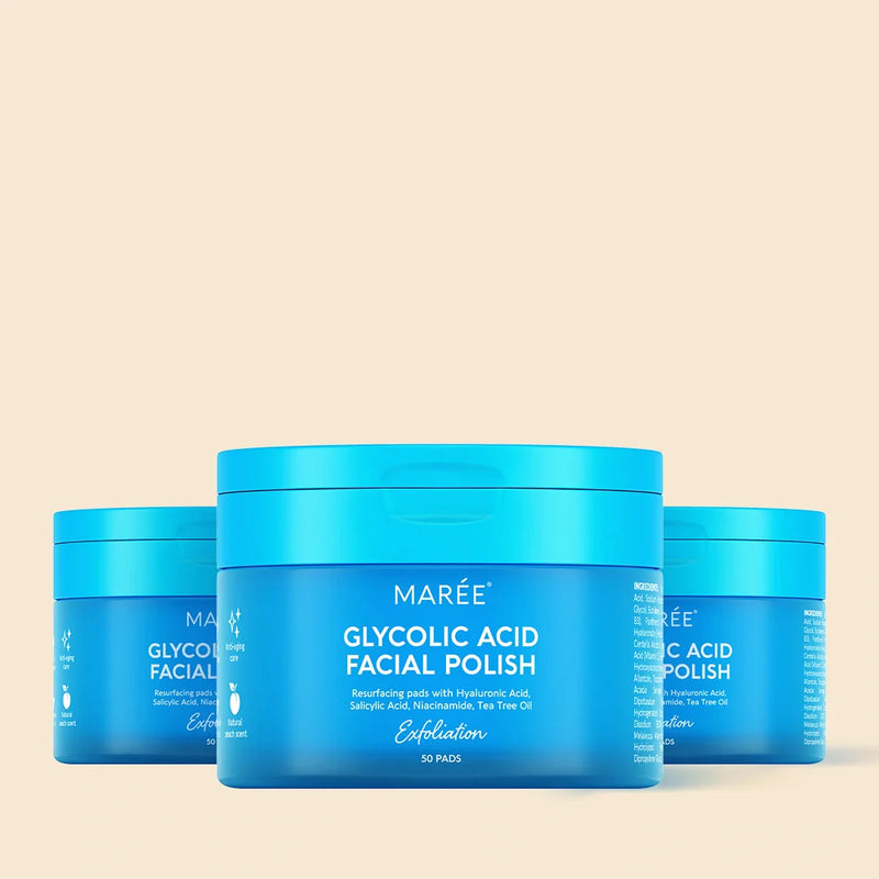 Maree Glycolic Acid Exfoliating Pads Dodger Blue 3 items - Best price