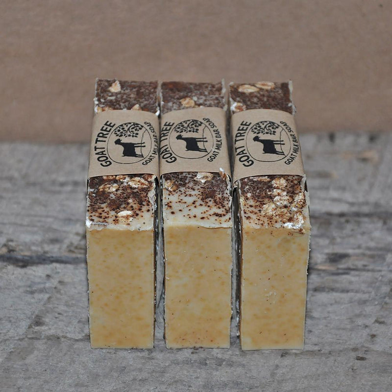 Soaplandia Soap Store Goat Milk & Honey Oatmeal Goodness Soap, Unscented Bar Soap Light Slate Gray