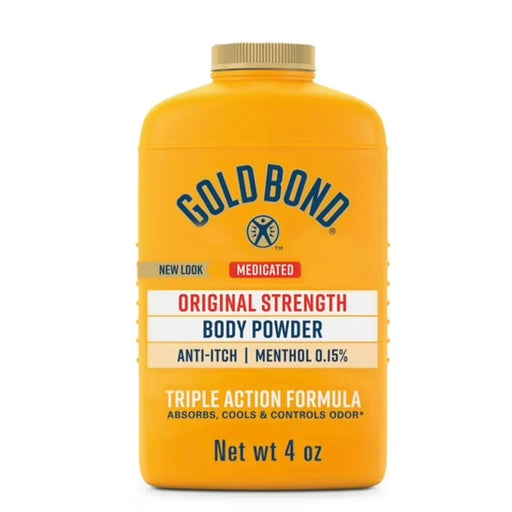 VIP Extensions Gold Bond Medicated Original Strength Body Powder, 4 oz Skin Care White Smoke
