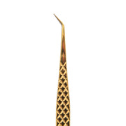 Mega Lash Academy Gold Micro Fiber - MF7 - Xtra Long Skinny Tweezers Tweezers Sienna