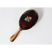 KOH-I-NOOR Beauty USA Janeke Metal-Plated Pneumatic Hair Brush – Boar Bristle Brush for Shine Hair Brush Lavender