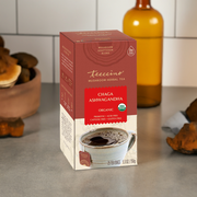 Teeccino Chaga Ashwagandha Butterscotch Cream Mushroom Herbal Tea Herbal Tea Rosy Brown 25 tea bags,10 tea bags