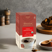 Teeccino Chaga Ashwagandha Butterscotch Cream Mushroom Herbal Tea Herbal Tea Dark Gray 25 tea bags,10 tea bags