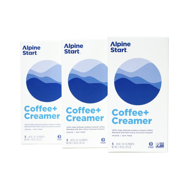 Alpine Start Grab a Bundle, Save $5 Steel Blue Coffee + Creamer