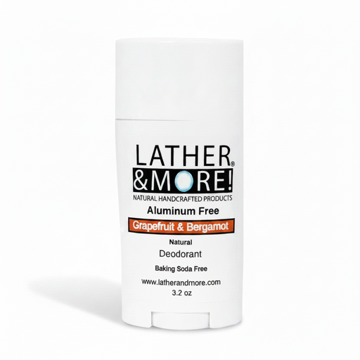 Lather and More! Grapefruit and Bergamot Natural Deodorant deodorant White Smoke