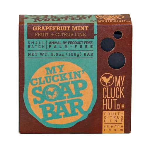 My Cluck Hut Grapefruit Mint | My Cluckin' Soap Bar Soap Saddle Brown