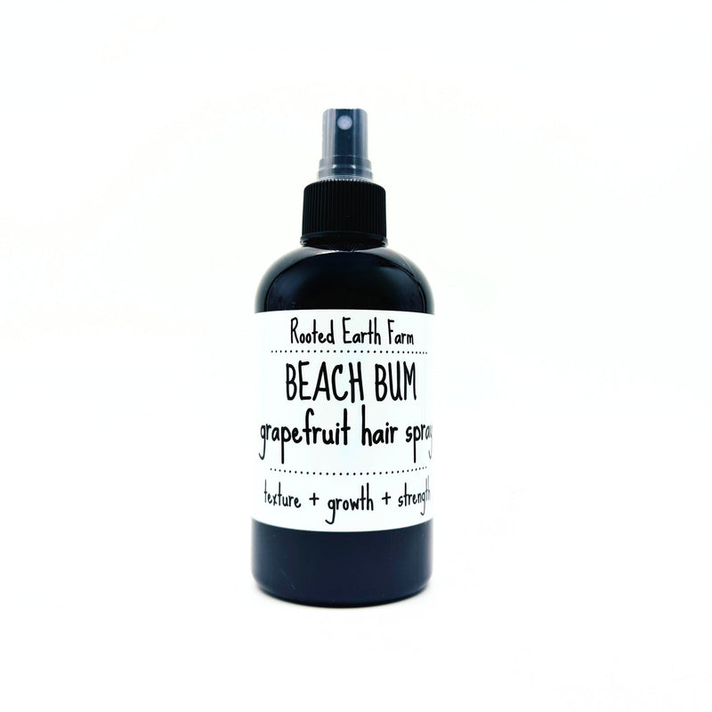Rooted Earth Farm + Apothecary Beach Bum Hair Spray Hair + Nail Care White Smoke Grapefruit