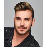 VIP Extensions HairUWear Gravity Top Piece Wig Gray 1B Darkest Brown
