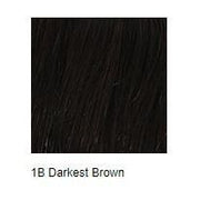 VIP Extensions HairUWear Gravity Top Piece Wig Black 1B Darkest Brown
