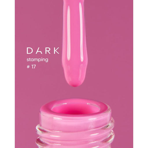 nbmsupply DARK STAMPING POLISH PINK №17, 8 ML S017 Pale Violet Red