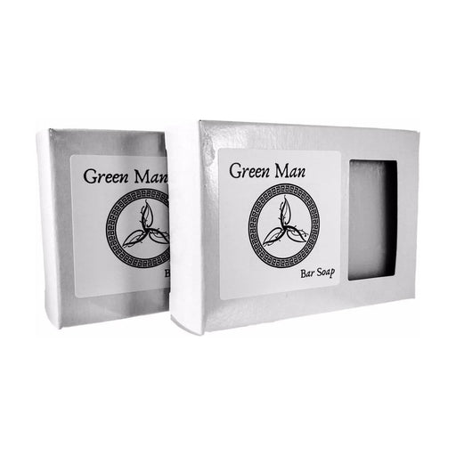 Murphy and McNeil Green Man Bar Soap - by Murphy and McNeil Bath Soap Light Gray Two Bars (5.0oz x 2)