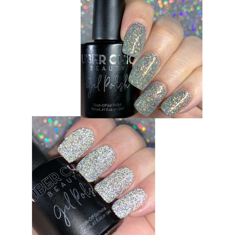 UberChic Beauty Happy As A Hummingbird - Iridescent Reflective Gel Polish Gel Polish Dark Gray