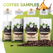 Shave Essentials Green to Mean Coffee Sampler Pack Coffee White Smoke