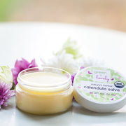 Green + Lovely Nature's Herbal Calendula Salve, Organic - Eczema Cream - Multi-use Skin Cream, 2 oz Nature's Herbal Calendula Salve. Healing Ointment. Light Gray Unscented, Certified Organic