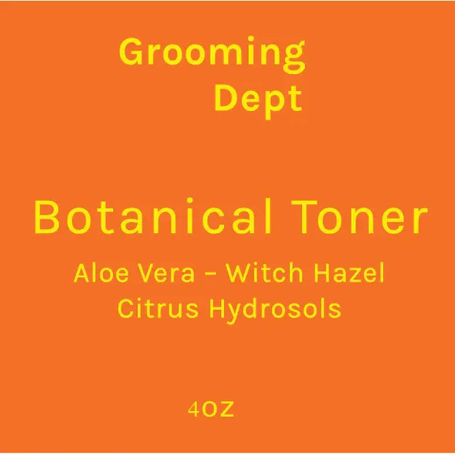 Grooming Dept Grooming Dept Citrus Hydrosols Botanical Toner 4 Oz Toner Tomato