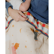 Be A Heart Guardian Angels Deluxe Muslin Baby Blanket Quilt Swaddling & Receiving Blankets Gray