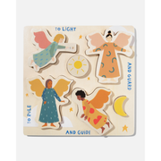 Be A Heart Guardian Angel Wooden Puzzle puzzle Light Gray