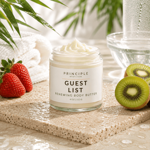 P R I N C I P L E Guest List Renewing Body Butter Body Gray