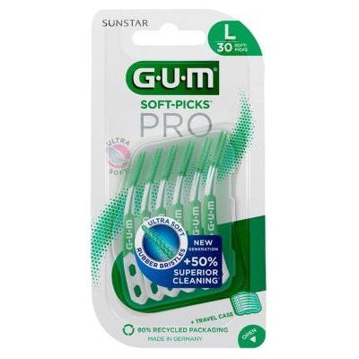 Gum GUM Soft-Picks Pro Ultra Soft Interdental Brushes Size L 30 Units Interdental Brushes Lavender