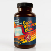 Hippie Farms Stress Support - Good Vibrations Blend - Ashwagandha, Lions Mane, & More Vitamins & Supplements Black