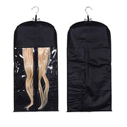 VIP Extensions Hair Extensions Carrier Suitcase Bag, Black Salon Supplies White Smoke