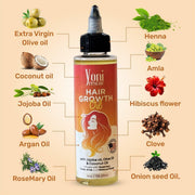 yoni rescue Hair Growth Oil Hair Oil Peach Puff