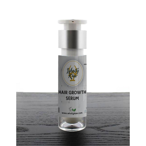 WhollyKaw Hair Growth Serum — KGF, Caffeine & Peptides | WhollyKaw Shaving Soap Slate Gray