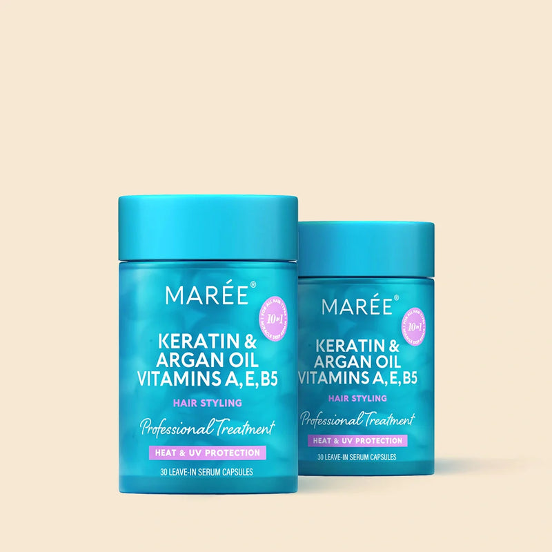 Maree Keratin Oil Capsules for Frizz Control Antique White 2 items - Good choice