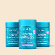 Maree Keratin Oil Capsules for Frizz Control Antique White 3 items - Best price