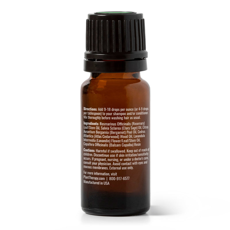 Plant Therapy Hair Growth Essential Oil Blend Hair & Skin Care Dark Slate Gray 10 mL