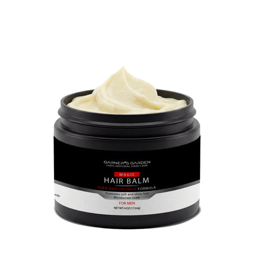 Garner's Garden Hair Balm | Men's | Organic Men's Care Black 2 oz,4 oz