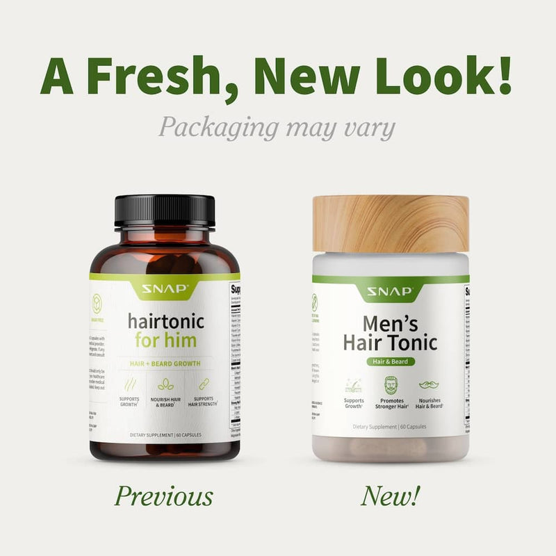 Snap Supplements Hair Growth Supplement for Men Lavender