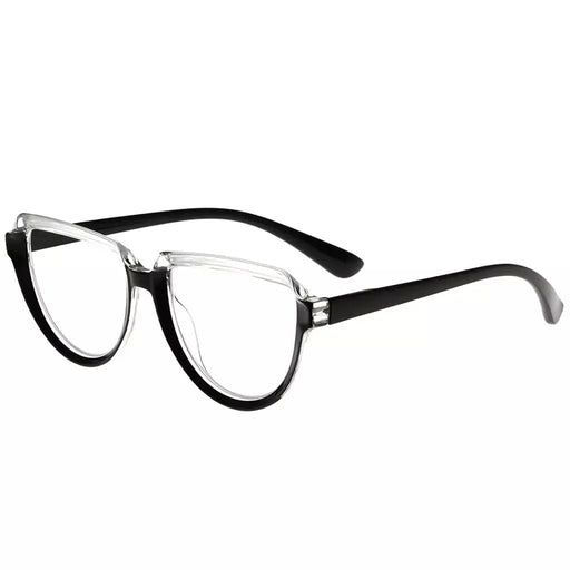 eyekeeper.com Half Moon Design Thicker Frame Reading Glasses R2006 Eyeglasses White Smoke Black / without magnification,Black / +0.50,Black / +0.75,Black / +1.00,Black / +1.25,Black / +1.50,Black / +1.75,Black / +2.00,Black / +2.25,Black / +2.50,Black / +2.75,Black / +3.00,Black / +3.50,Black / +4.00