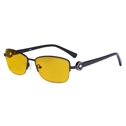 eyekeeper.com Half-rim Blue Light Blocking Eyeglasses LX19008-BB90 Eyeglasses White Smoke Black / without magnification,Pink / without magnification,Red / without magnification