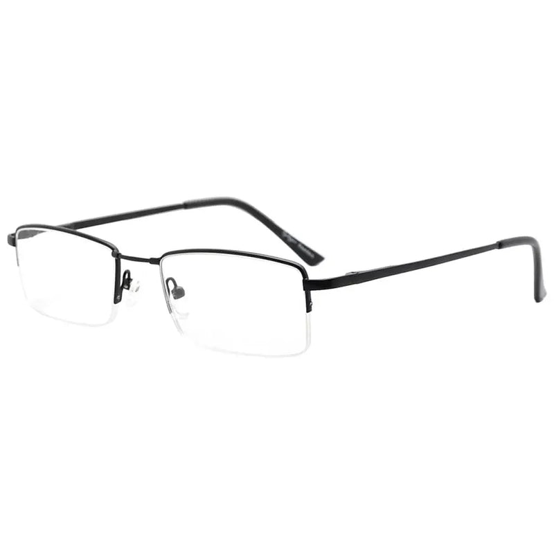 eyekeeper.com Half-rim Classic Rectangle Reading Glasses R1708 Eyeglasses White Smoke Black / +0.50,Black / +0.75,Black / +1.00,Black / +2.00