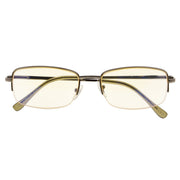 eyekeeper.com Half Rim Metal Computer Reading Glasses CG15015 Eyeglasses White Smoke Gunmetal / without magnification,Gunmetal / +1.50,Gunmetal / +2.50,Gunmetal / +3.50