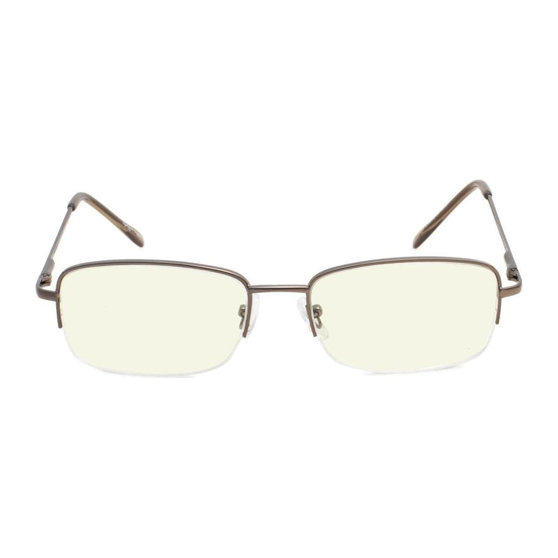 eyekeeper.com Half Rim Metal Computer Reading Glasses CG15015 Eyeglasses Beige Gunmetal / without magnification,Gunmetal / +1.50,Gunmetal / +2.50,Gunmetal / +3.50