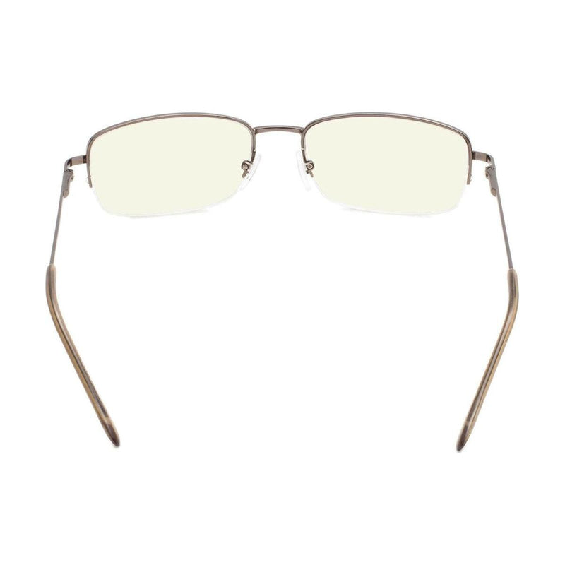eyekeeper.com Half Rim Metal Computer Reading Glasses CG15015 Eyeglasses Beige Gunmetal / without magnification,Gunmetal / +1.50,Gunmetal / +2.50,Gunmetal / +3.50