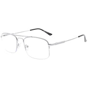 eyekeeper.com Half-rim Pilot Progressive Multifocus Reading Glasses M1706 Eyeglasses White Smoke Silver / +1.00,Silver / +1.50,Silver / +2.00,Silver / +2.50,Silver / +3.00,Silver / +3.50