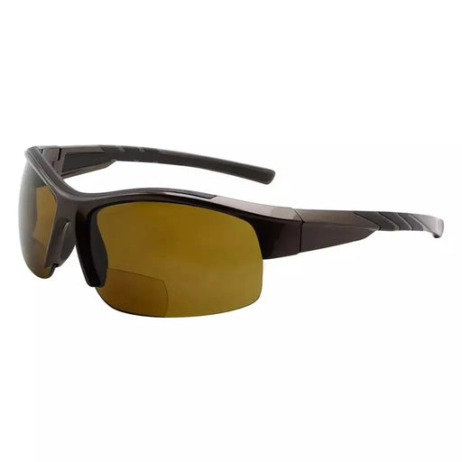 eyekeeper.com Half Rim TR90 Polarized Bifocal Reading Sunglasses TH6226PGSG Sunglasses White Smoke Brown / +1.50,Brown / +2.00,Brown / +2.50,Brown / +3.00