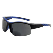 eyekeeper.com Half Rim TR90 Polarized Bifocal Reading Sunglasses TH6226PGSG Sunglasses White Smoke Matte Black Blue / +1.50,Matte Black Blue / +2.00,Matte Black Blue / +2.50,Matte Black Blue / +3.00