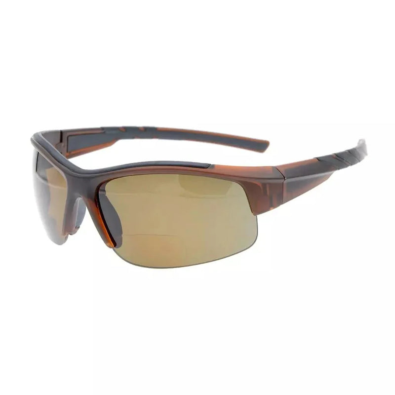 eyekeeper.com Half Rim TR90 Polarized Bifocal Reading Sunglasses TH6226PGSG Sunglasses White Smoke Pearly Brown / +1.50,Pearly Brown / +2.00,Pearly Brown / +2.50,Pearly Brown / +3.00