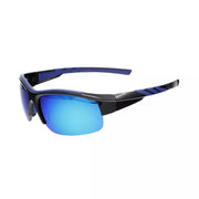 eyekeeper.com Half Rim TR90 Sport Polycarbonate Polarized Sunglasses TH6226 Sunglasses White Smoke Black Blue Mirror / without magnification