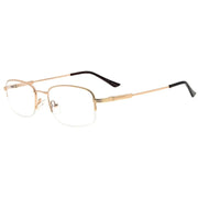 eyekeeper.com Half Rim Rectangle Reading Glasses R1704 Eyeglasses White Smoke Gold / without magnification,Gold / +0.50,Gold / +0.75,Gold / +1.00,Gold / +1.25,Gold / +1.50,Gold / +1.75,Gold / +2.00,Gold / +2.25,Gold / +2.50,Gold / +2.75,Gold / +3.00,Gold / +3.50,Gold / +4.00