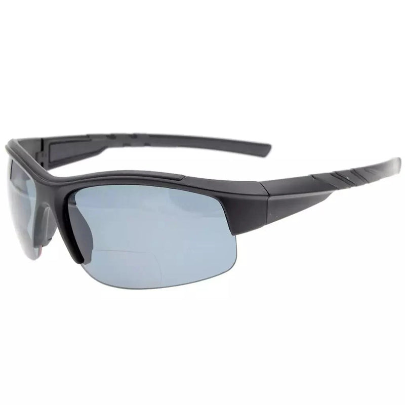 eyekeeper.com Half Rimless TR90 Sport Bifocal Reading Sunglasses TH6226-B Sunglasses White Smoke Matte Black / +1.00,Matte Black / +1.25,Matte Black / +1.50,Matte Black / +1.75,Matte Black / +2.00,Matte Black / +2.25,Matte Black / +2.50,Matte Black / +3.00,Matte Black / +3.50